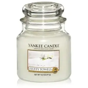 Yankee Candle Fluffy Towels Housewarmer Bougie parfumée 1 kg pas cher