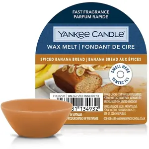 YANKEE CANDLE - Fondants Banana Bread aux Epices Bougies 61 g unisex pas cher