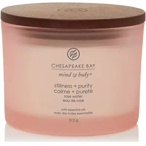 Chesapeake Bay Candle Bougie Parfumée d'Aromathérapie À 3 Mèches Stillness + Purity, Collection Mind & Body, Durée de Combustion de 24 Heures, 9cm x 16cmVendu paronebioshop
