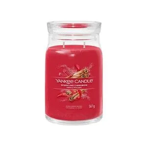 Yankee Candle Sparkling Cinnamon Signature Jar Bougie parfumée 1000 g pas cher