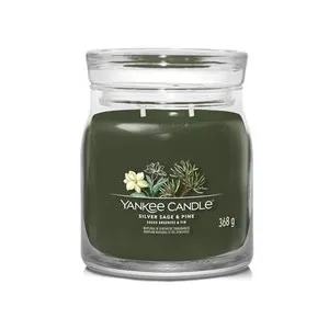 Yankee Candle Silver Sage & Pine bougie parfumée Signature 567 g pas cher