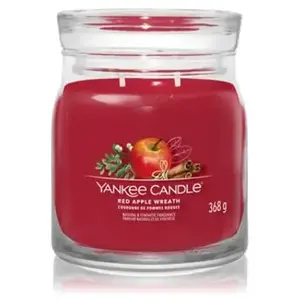 Yankee Candle Red Apple Wreath Signature Jar Bougie parfumée 1000 g pas cher