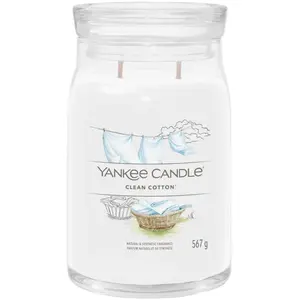 Comparateur de prix : Yankee Candle - Coton Frais Bougie Parfumée 567g