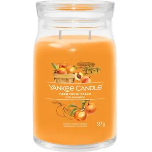 Yankee Candle Farm Fresh Peach Bougie parfumée 1000 g pas cher