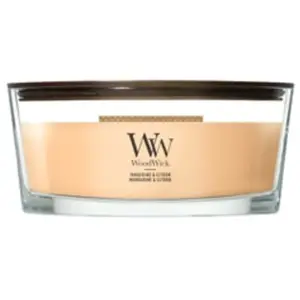 WoodWick Ellipse Tangerine & Citron Bougie parfumée 1000 g pas cher