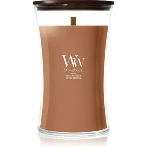 Woodwick Radiant Amber bougie parfumée avec mèche en bois 610 g pas cher