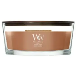 WoodWick Ellipse Radiant Amber Bougie parfumée 1000 g pas cher