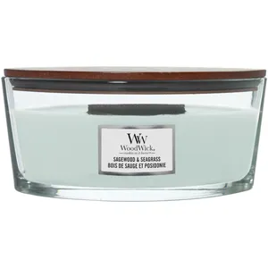 Comparateur de prix : Woodwick - Bois De Sauge & Posidonie Bougie Parfumée Ellipse