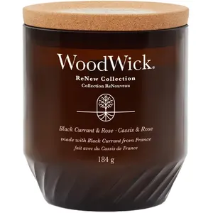WoodWick ReNew Black Currant & Rose Bougie parfumée 1000 g