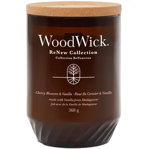 Comparateur de prix : WoodWick Bougie jarre - Fleur de cerisier & vanille - Grand modèle - 750 g
