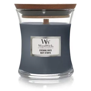 Woodwick Evening Onyx bougie parfumée avec mèche en bois 275 g pas cher