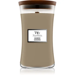 Woodwick Cashmere bougie parfumée avec mèche en bois 609,5 g