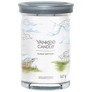 YANKEE CANDLE - Moyenne Jarre Coton Frais Bougies 567 g unisex pas cher