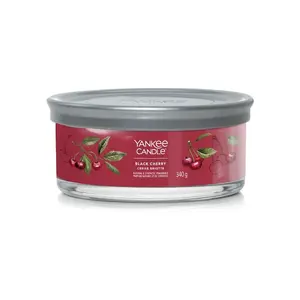 Yankee Candle Black Cherry Bougie en pot à 5 mèches Taille M pas cher