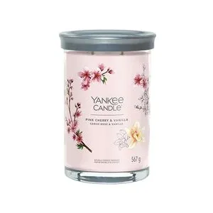 Comparateur de prix : Yankee Candle Bougie gobelet - Cerise rose & vanille - Grand modèle - 567 g