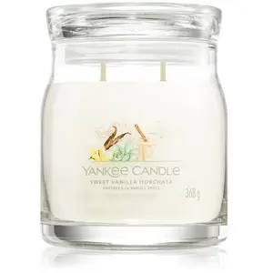 Yankee Candle Bougie signature Horcata à la vanille douce modèle moyen pas cher