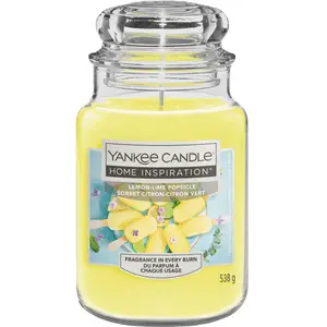 Bougie Grande - Sorbet Citron Et Citron Vert Yankee Candle - La Bougie pas cher