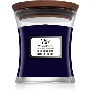 Comparateur de prix : WoodWick Bougie parfumée Mini Hinoki Dahlia - 8 cm - Diamètre : 7 cm
