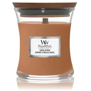 Woodwick Santal Myrrh bougie parfumée 85 g pas cher