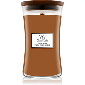 Woodwick Santal Myrrh bougie parfumée 610 g pas cher