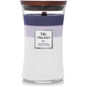 Woodwick Linen bougie parfumée 610 g pas cher