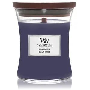 Woodwick Hinoki Dahlia bougie parfumée 275 g