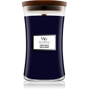 Comparateur de prix : WoodWick Grande bougie parfumée Hinoki Dahlia - 18 cm - Diamètre : 10 cm