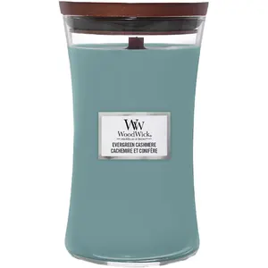 WoodWick Bougie jarre - Cachemire & conifère - Grand modèle - 609 g pas cher