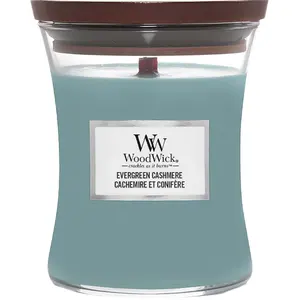 WoodWick Bougie jarre - Cachemire & conifère - Moyen modèle - 275 g pas cher