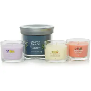 Coffret cadeau de 4 bougies - Yankee Candle - Multicolore - CireVendu paramazon