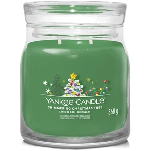 Yankee Candle Bougie signature sapin de Noël scintillant modèle moyen pas cher