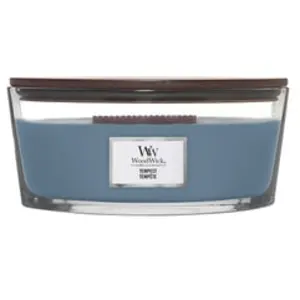 Bougie parfumée - WoodWick - Tempest Ellipse - Couleur Kl-bleu - Verre - Design contemporain