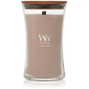WoodWick Patchouli Créme Bougie parfumée 1000 g pas cher