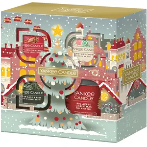 Yankee Candle - Coffret cadeau 1 petite bougie et 3 bougies votives pas cher