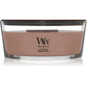 WoodWick Crystal Ginger Ellipse Bougie parfumée 1000 g pas cher