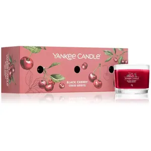 Comparateur de prix : Yankee Candle Black Cherry coffret cadeau 3x37 g