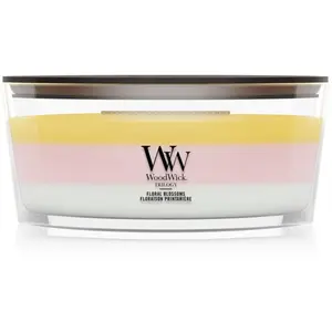 Woodwick Trilogy Floral Blossoms bougie parfumée avec mèche en bois 45... pas cher