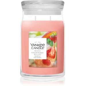 Yankee Candle White Strawberry Bellini bougie parfumée 567 g pas cher