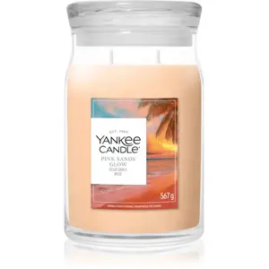 Yankee Candle Signature Grosses Glas Pink Sands Glow Bougie parfumée 1000 g