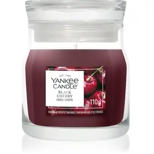 Yankee Candle Black Cherry bougie parfumée Signature 110 g pas cher