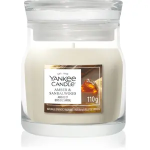 Yankee Candle Amber & Sandalwood bougie parfumée Signature 110 g pas cher