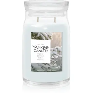 Yankee Candle Snow Kissed Pine Signature Jar Bougie parfumée 1000 g pas cher