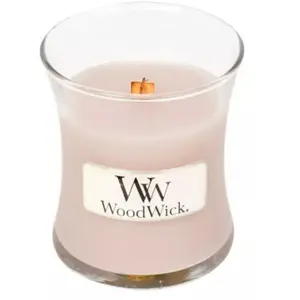 Comparateur de prix : Woodwick - Vanille & Sel Marin Bougie Parfumée Mini Jarre