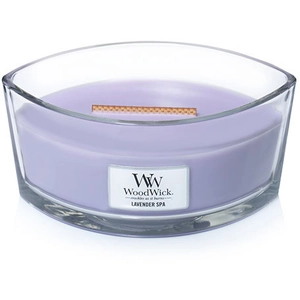 Comparateur de prix : Bougie Ellipse lavande relaxante - Woodwick - Violet -