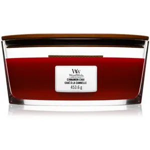 Comparateur de prix : Woodwick - Chaï À La Cannelle Bougie Parfumée Ellipse
