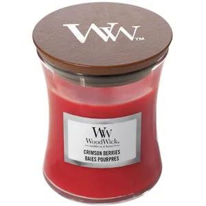 Comparateur de prix : Woodwick - Baies Pourpres Bougie Parfumée Mini Jarre