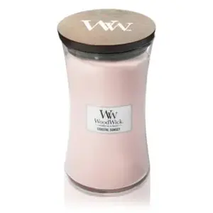 Comparateur de prix : WoodWick Grande Bougie Sablier Coucher De Soleil