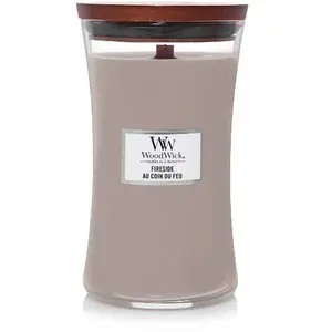 Comparateur de prix : WoodWick Bougies Parfumées - Bois-le-Duc - Fireside - 610g - Vegan - Cruelty Free