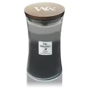 Comparateur de prix : Woodwick Trilogy Warm Woods bougie parfumée avec mèche en bois 609,5 g
