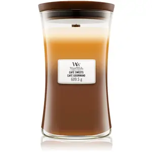 Woodwick 610g Trilogy Café Sweets, Bougie Parfumée pas cher